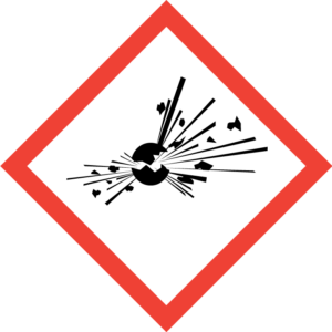 Gefahrtstoff - GHS01 - Gefahr - Explosiv